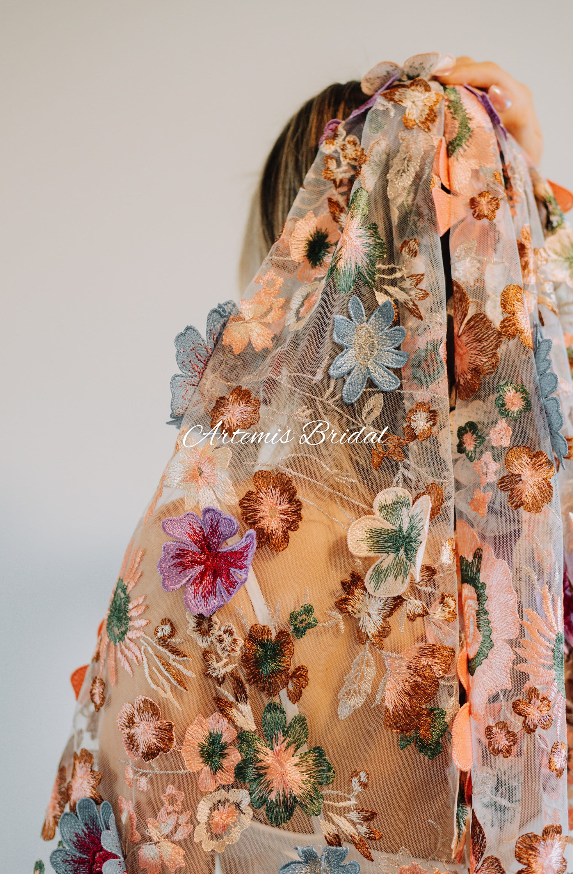 Gabrielle 3D Floral Veil
