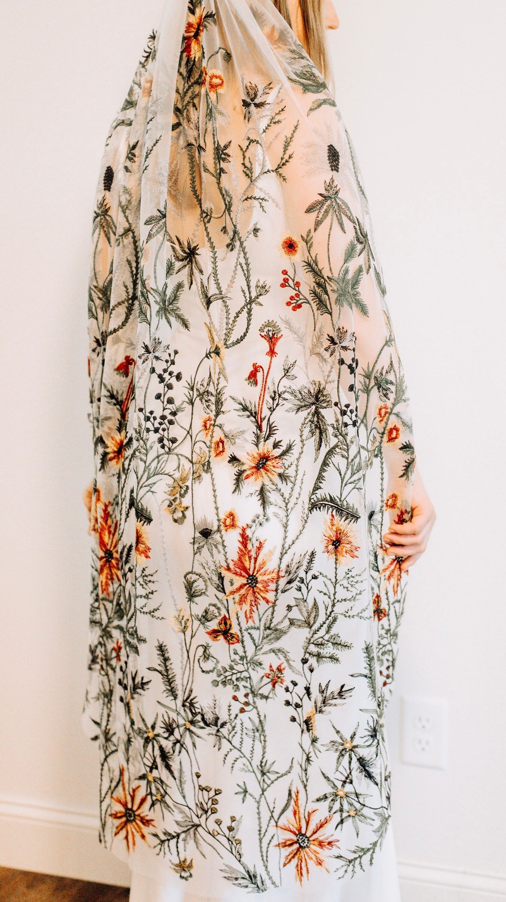 Ariel Floral Veil