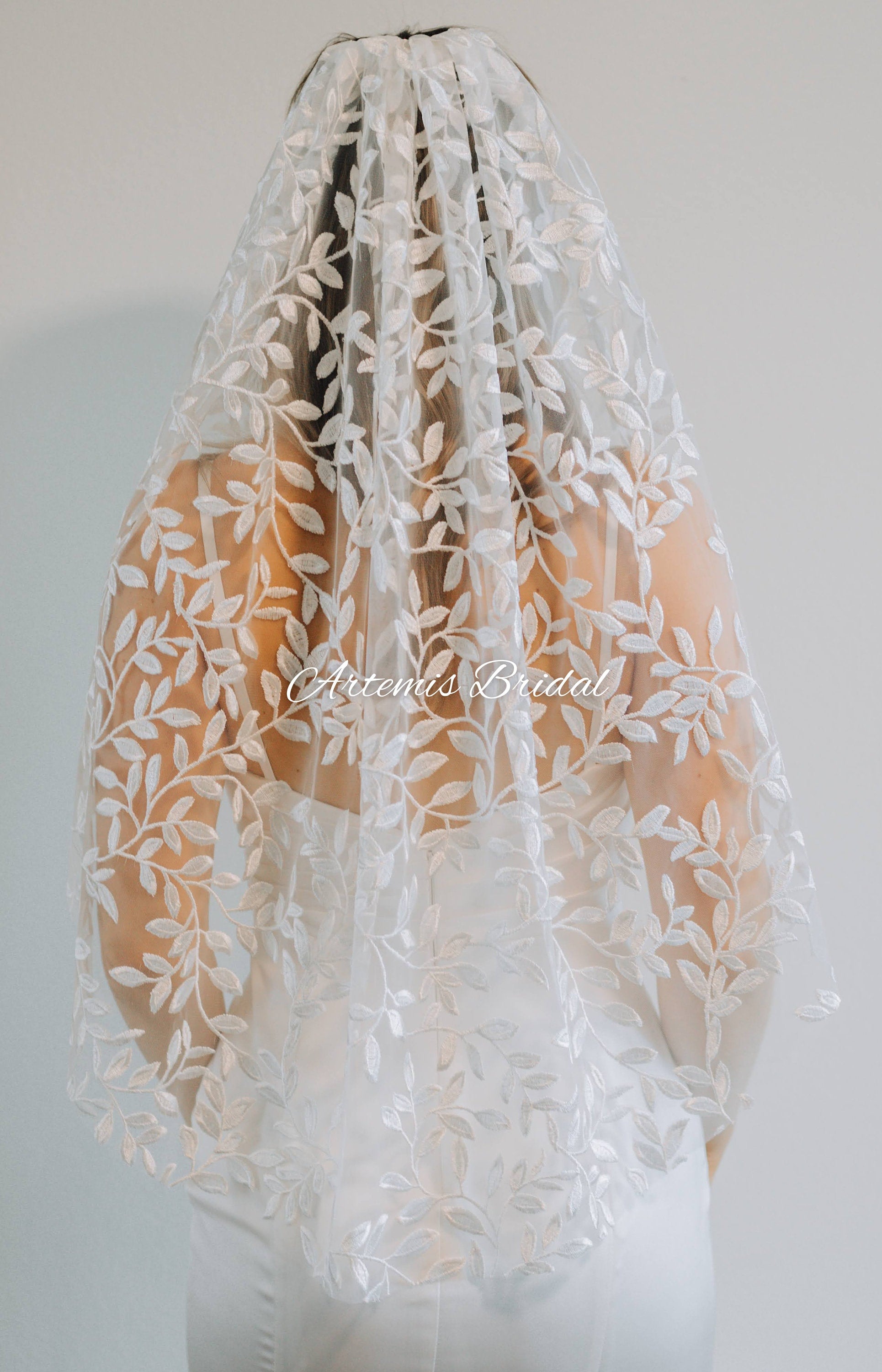 Jacqueline Floral Veil