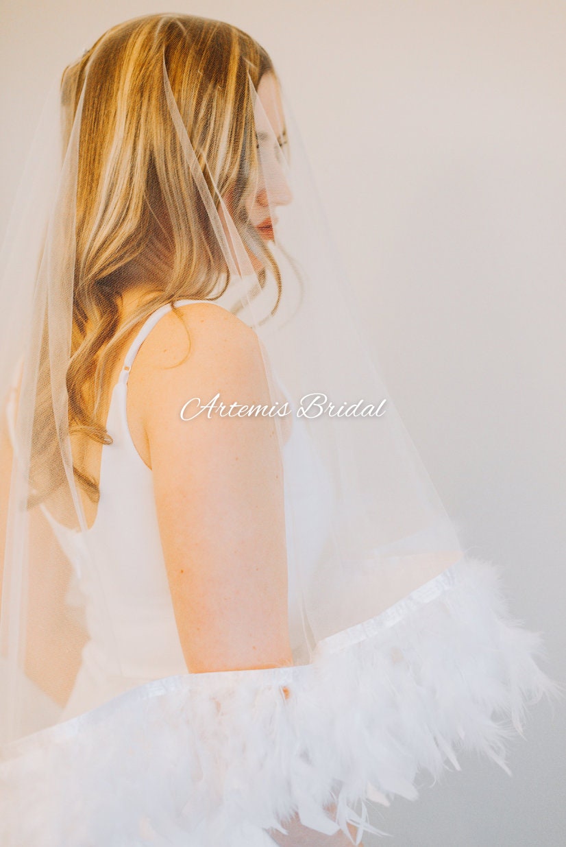 Chloe Feather Veil