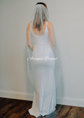 Alexandria Wide Pleated Veil