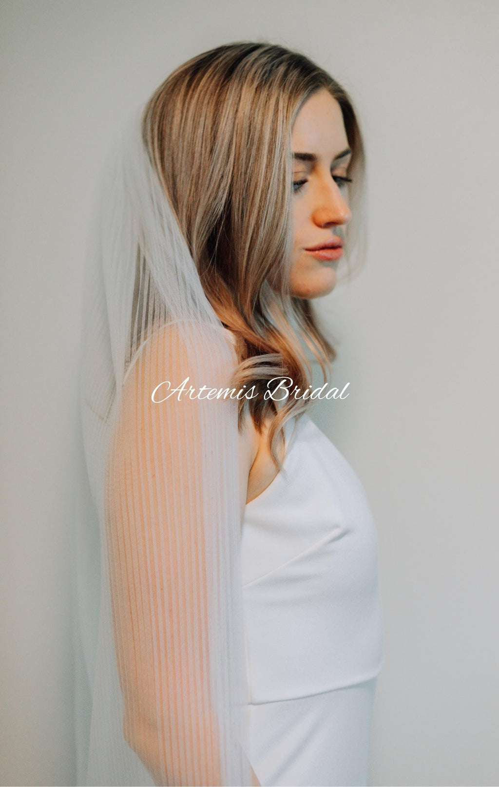 Alexandria - Small Pleated Veil
