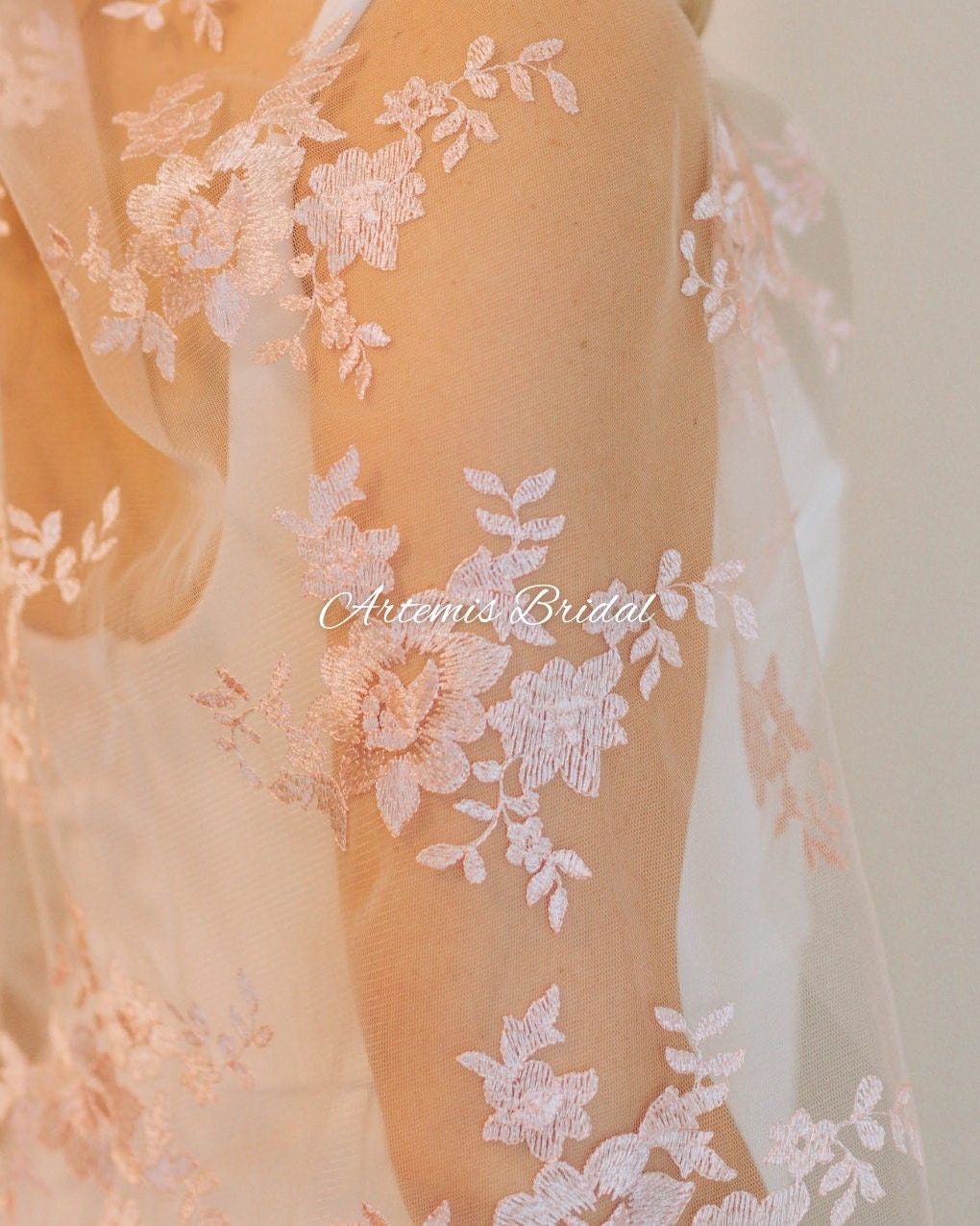 Inez Blush Veil