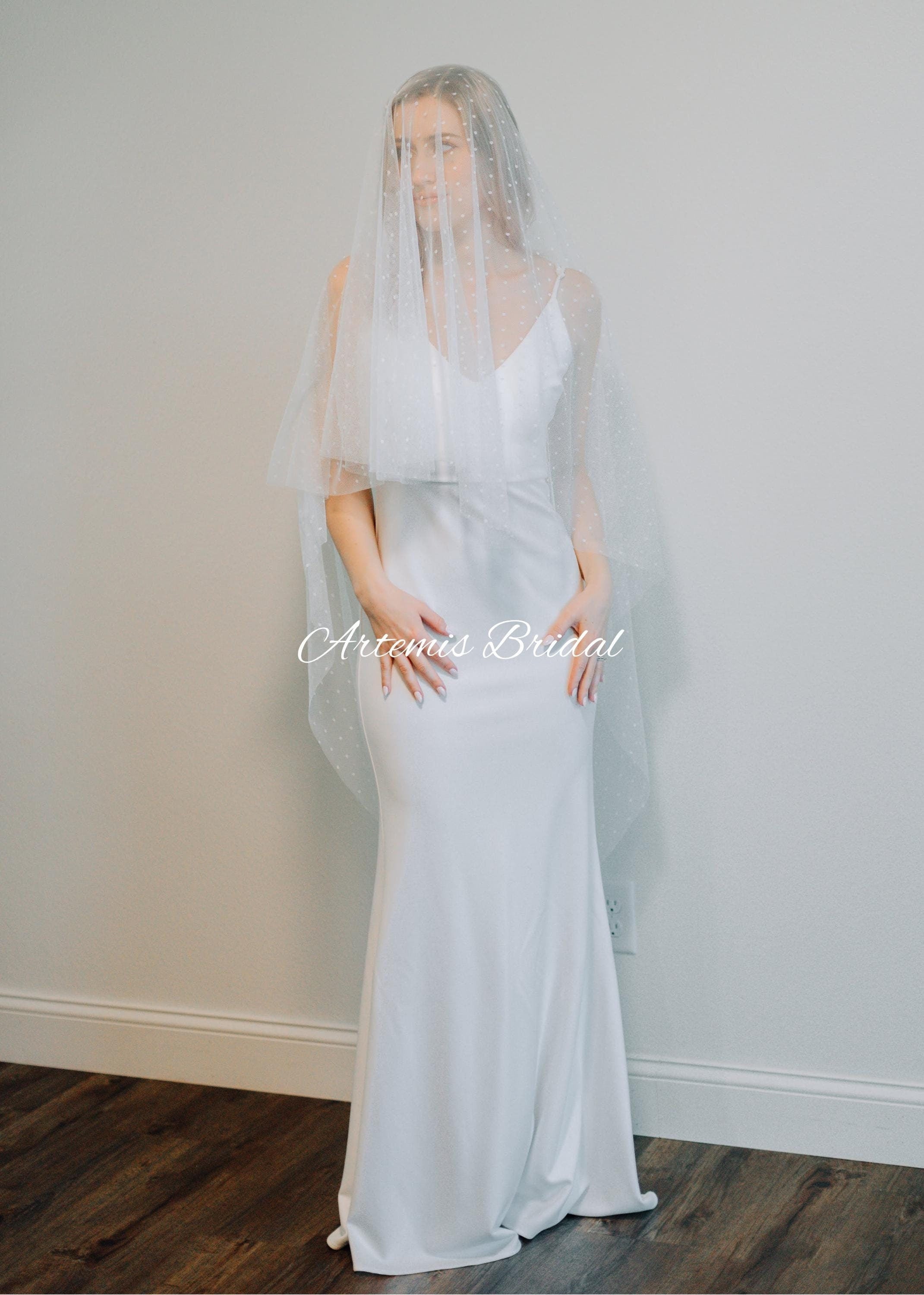 Poppy Polka Dot Veil with Blusher