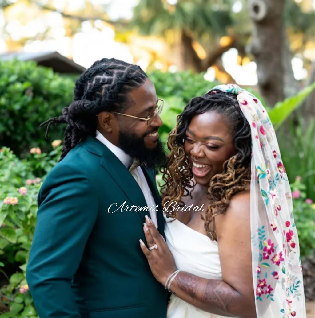 Rachel Floral Veil