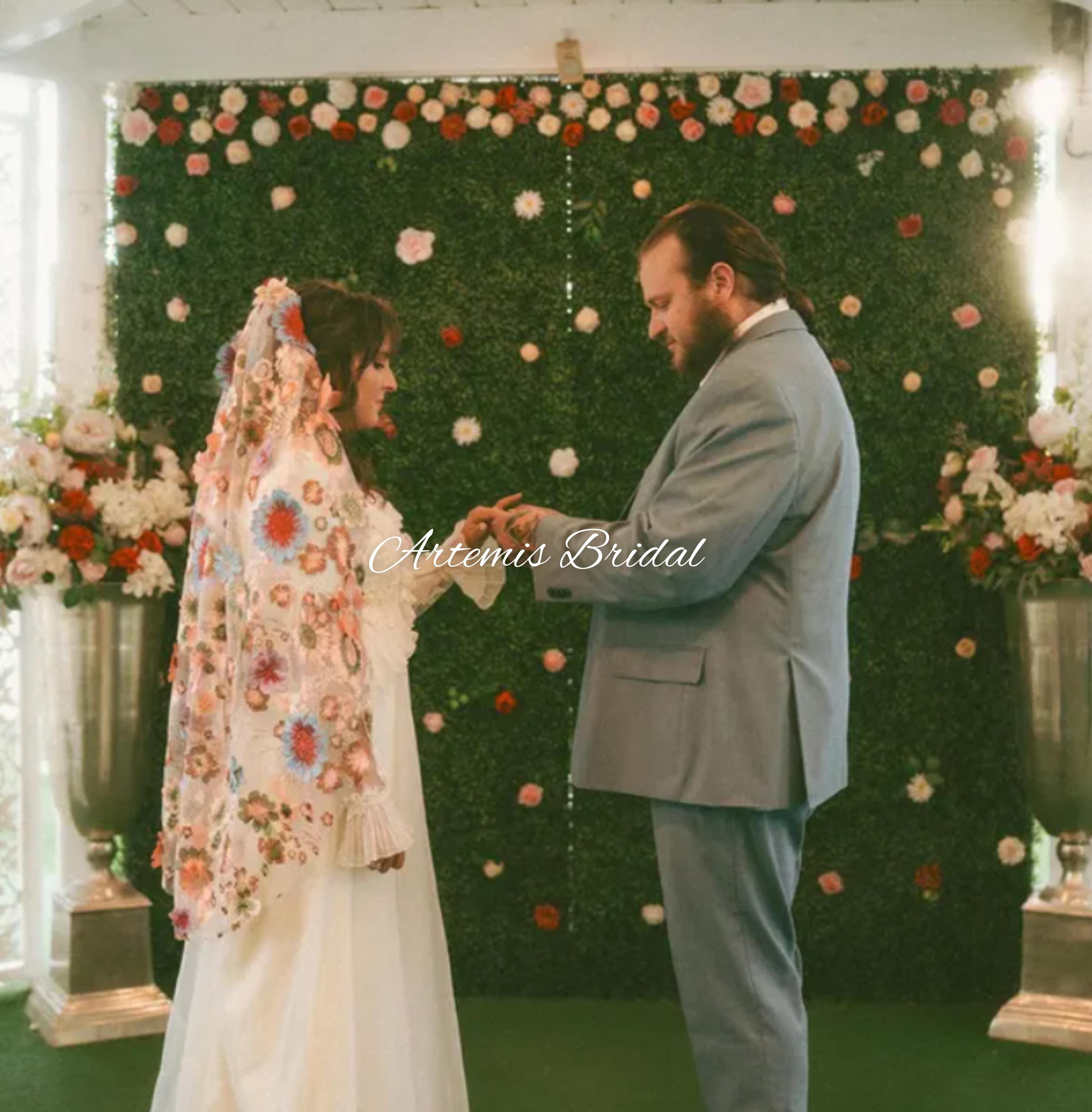Gabrielle 3D Floral Veil