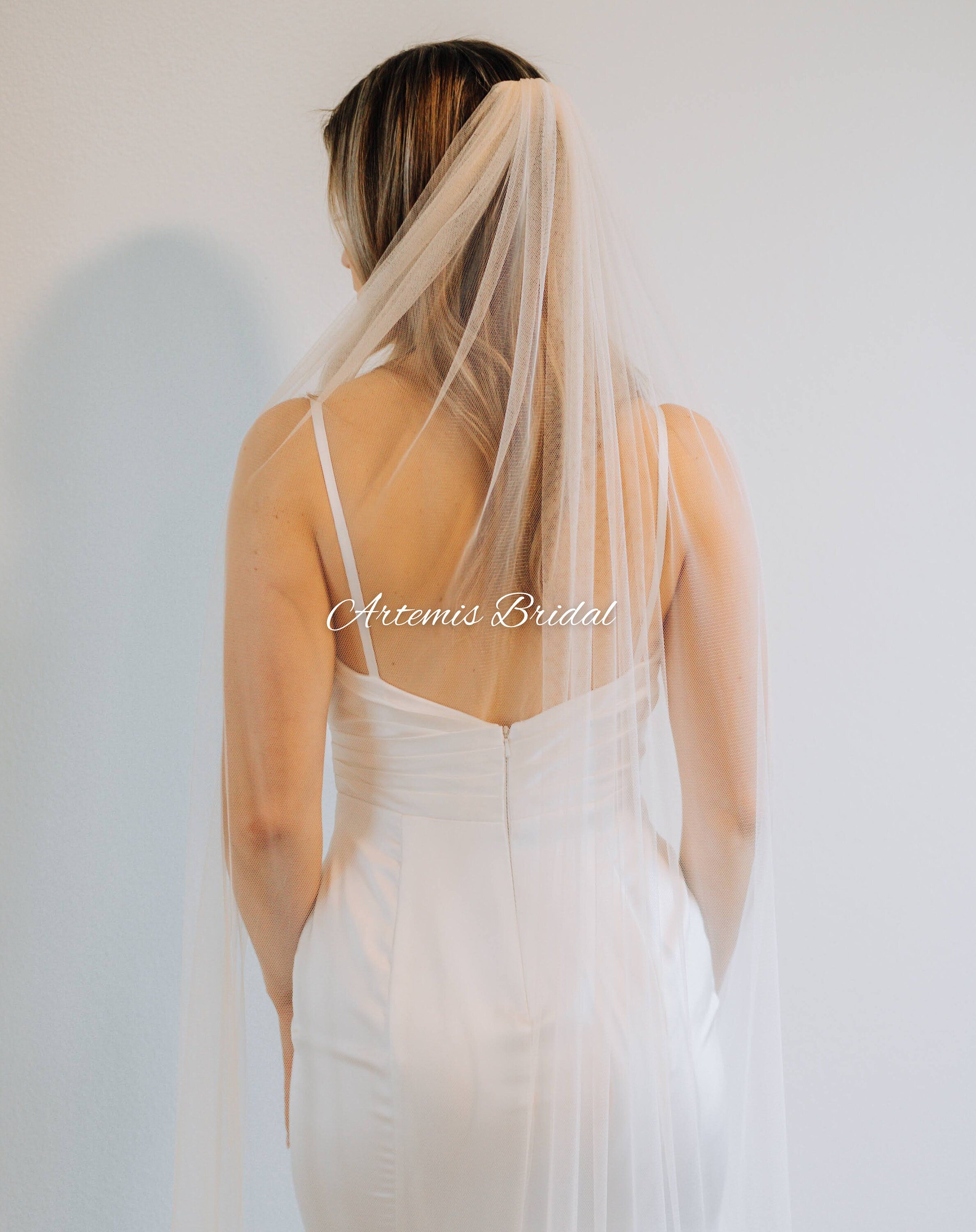Champagne English Net Veil