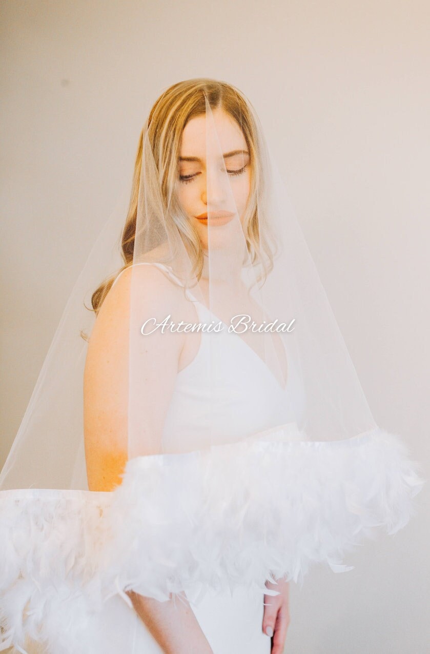 Chloe Feather Veil