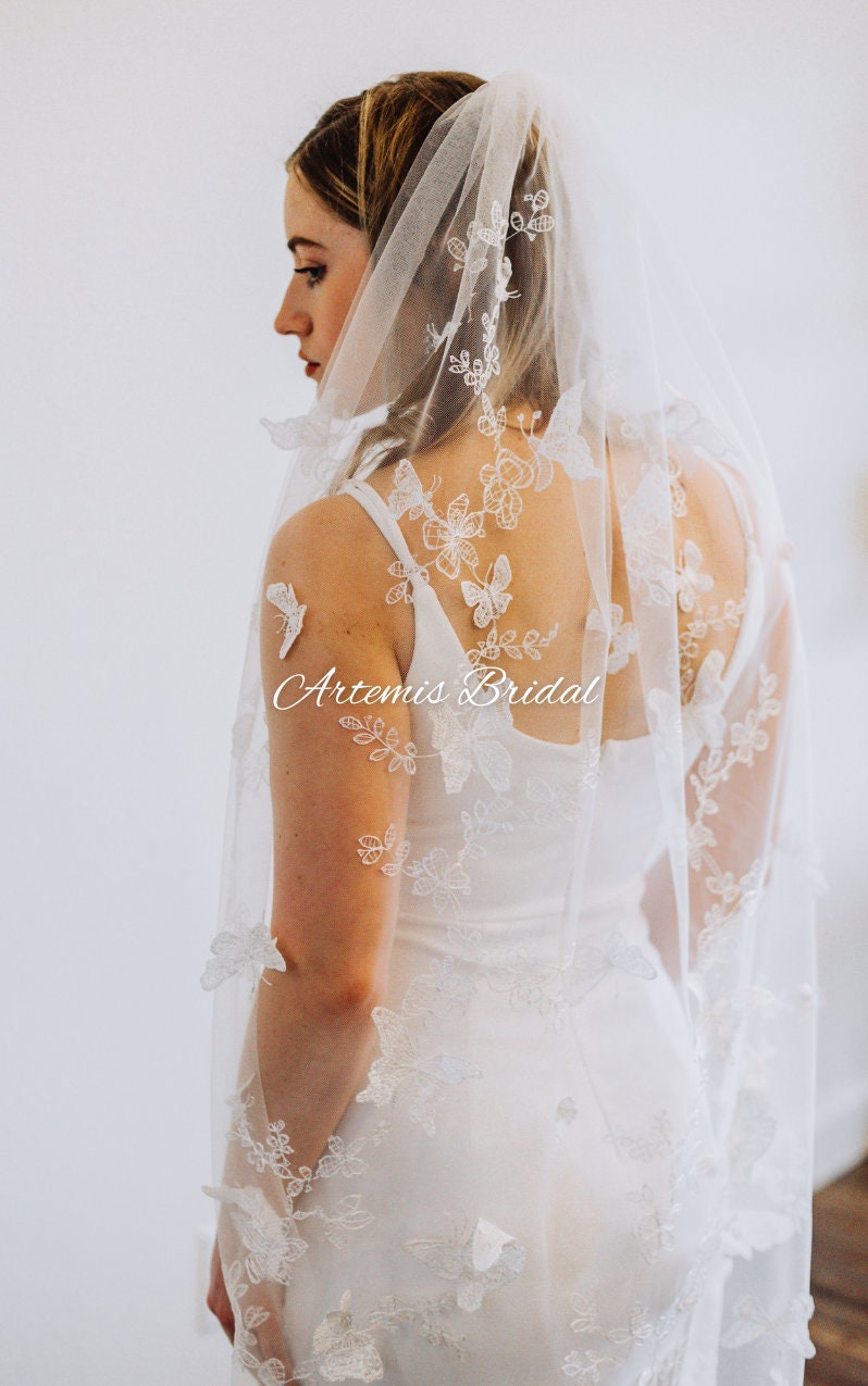 Estelle Butterfly Veil