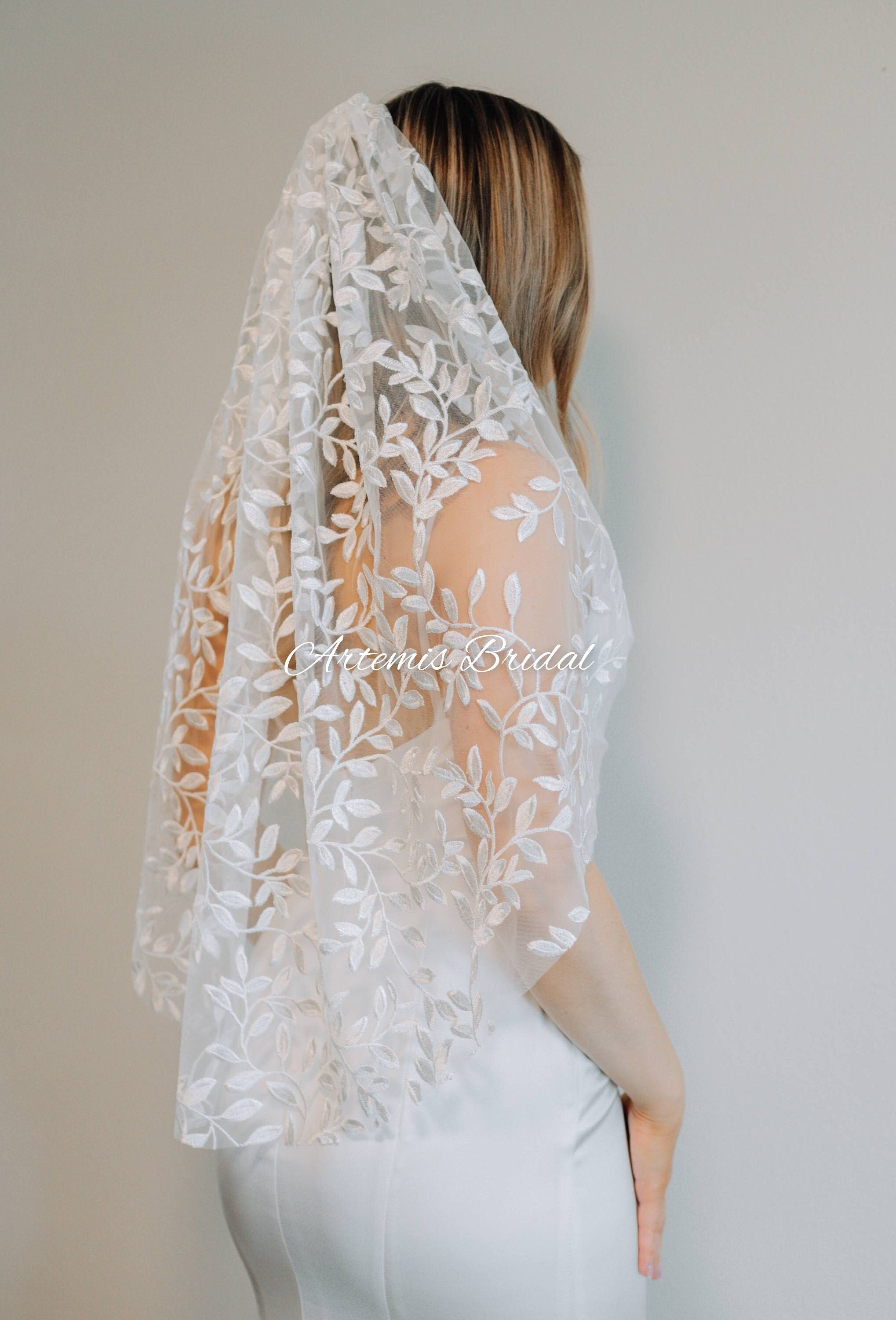 Jacqueline Floral Veil