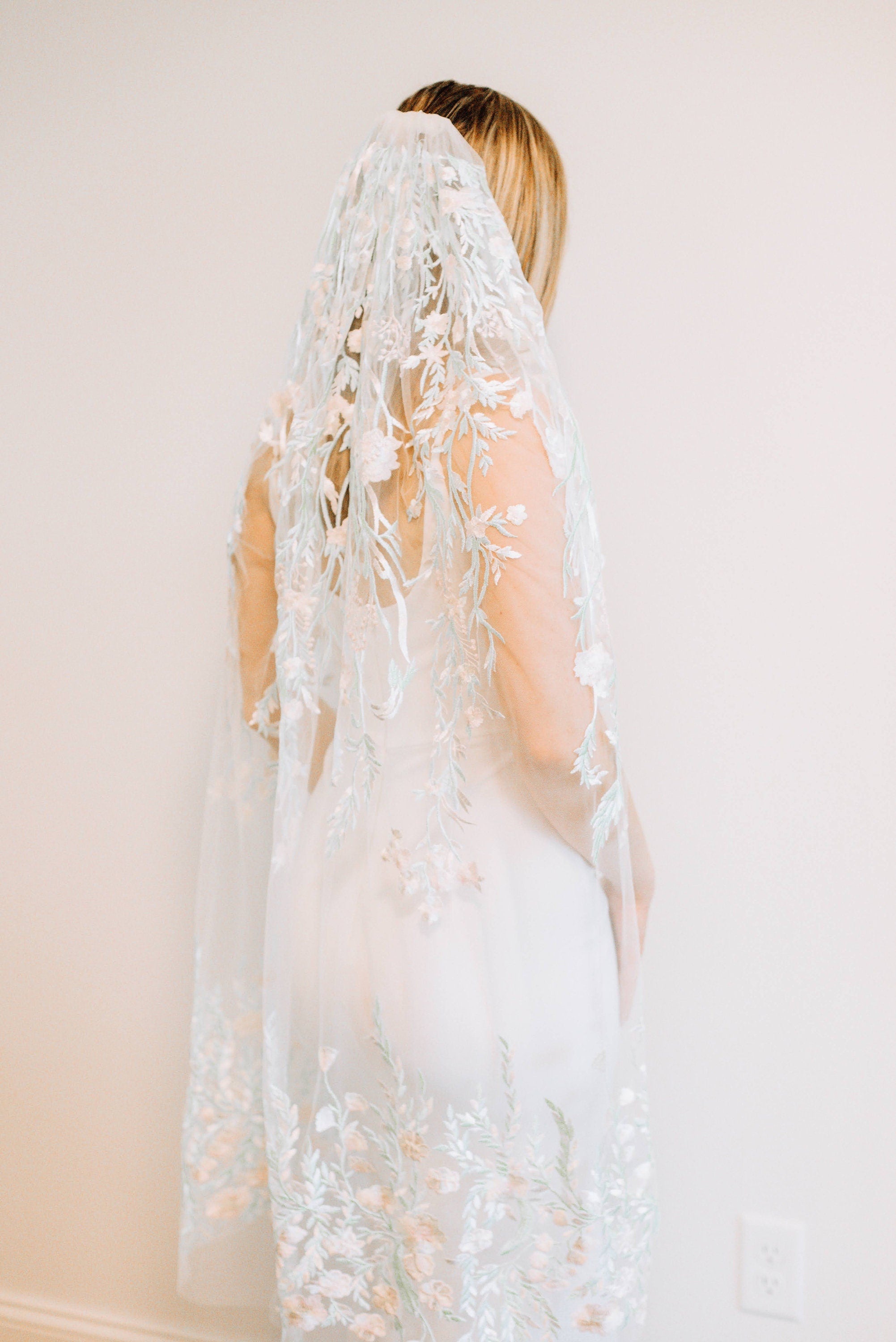 Claudia Floral Veil