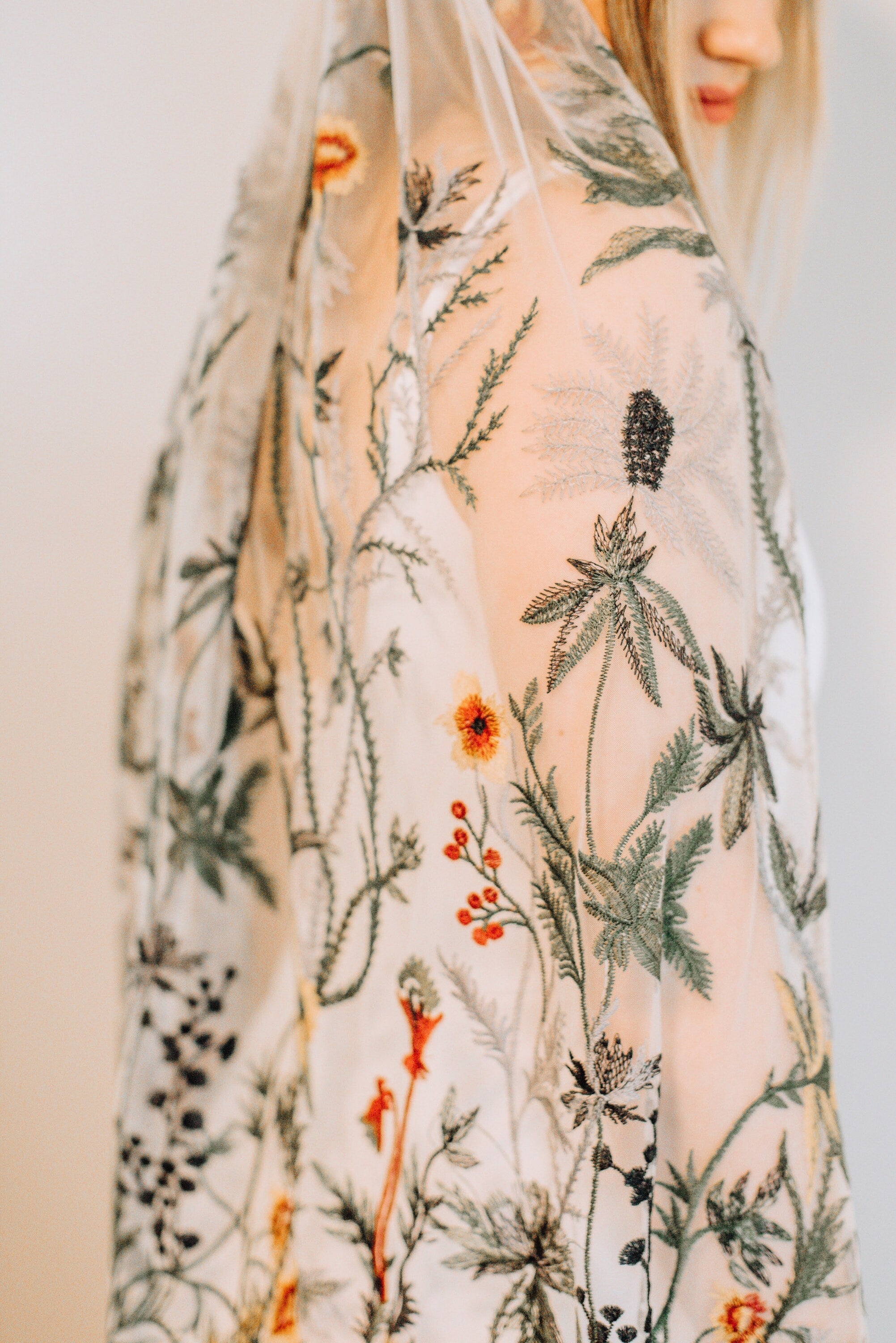 Ariel Floral Veil