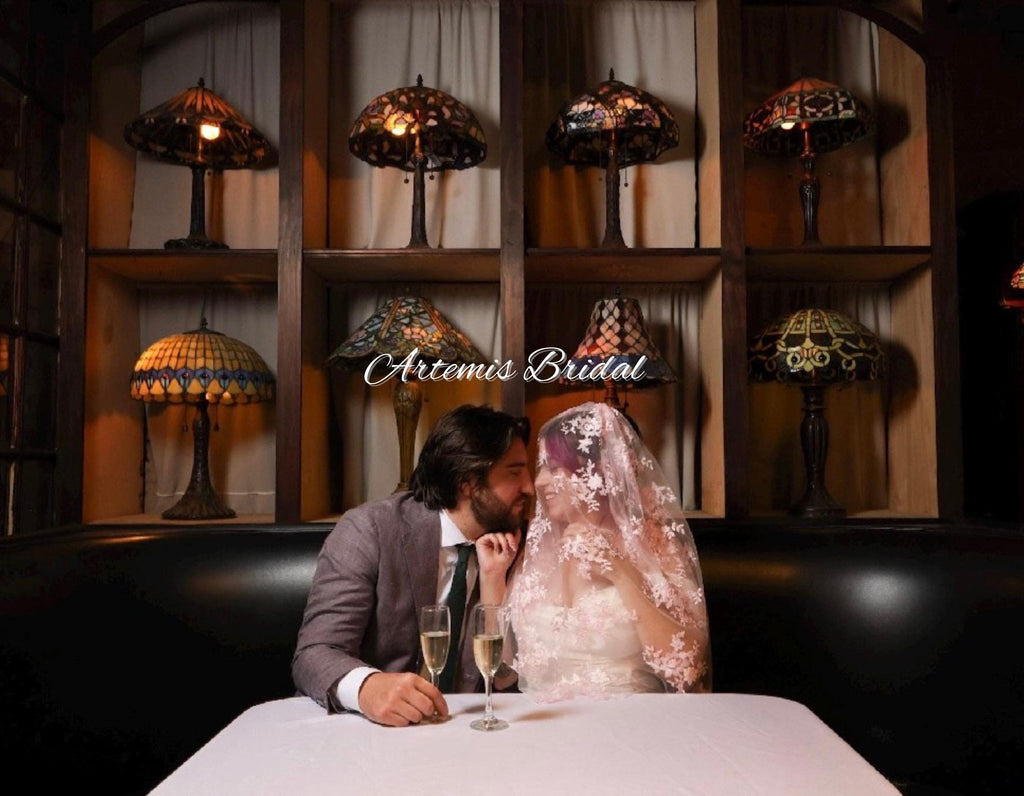 Inez Blush Veil