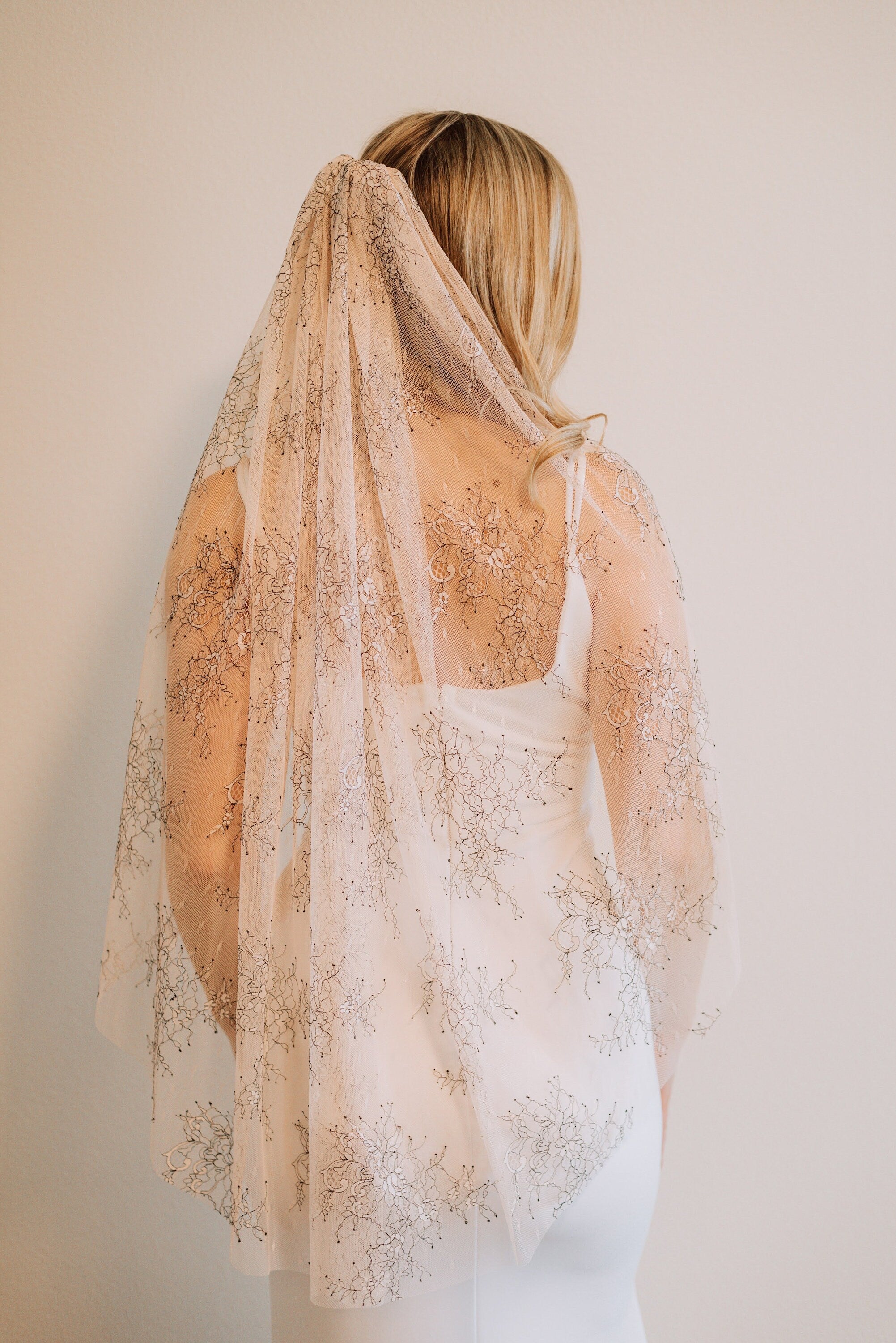 Jane Chantilly Lace Veil