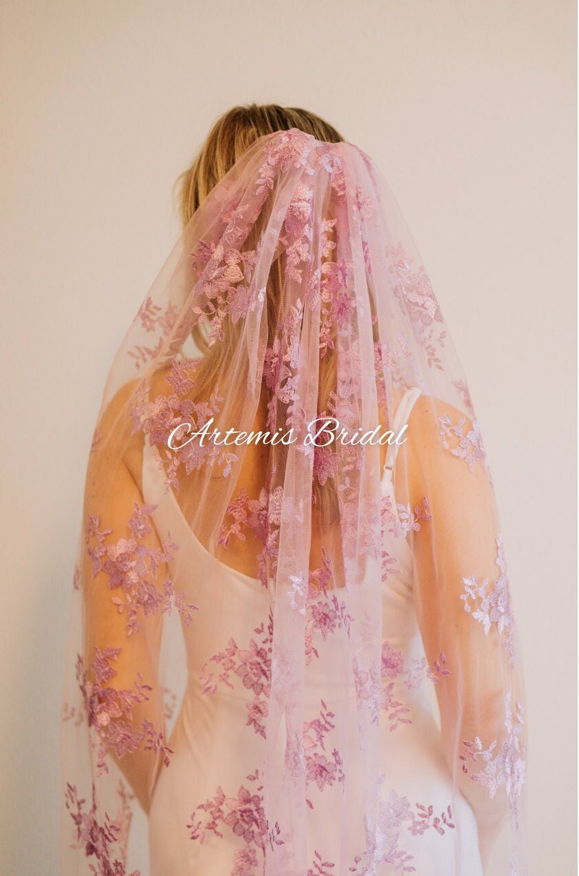 Inez Lavender Veil