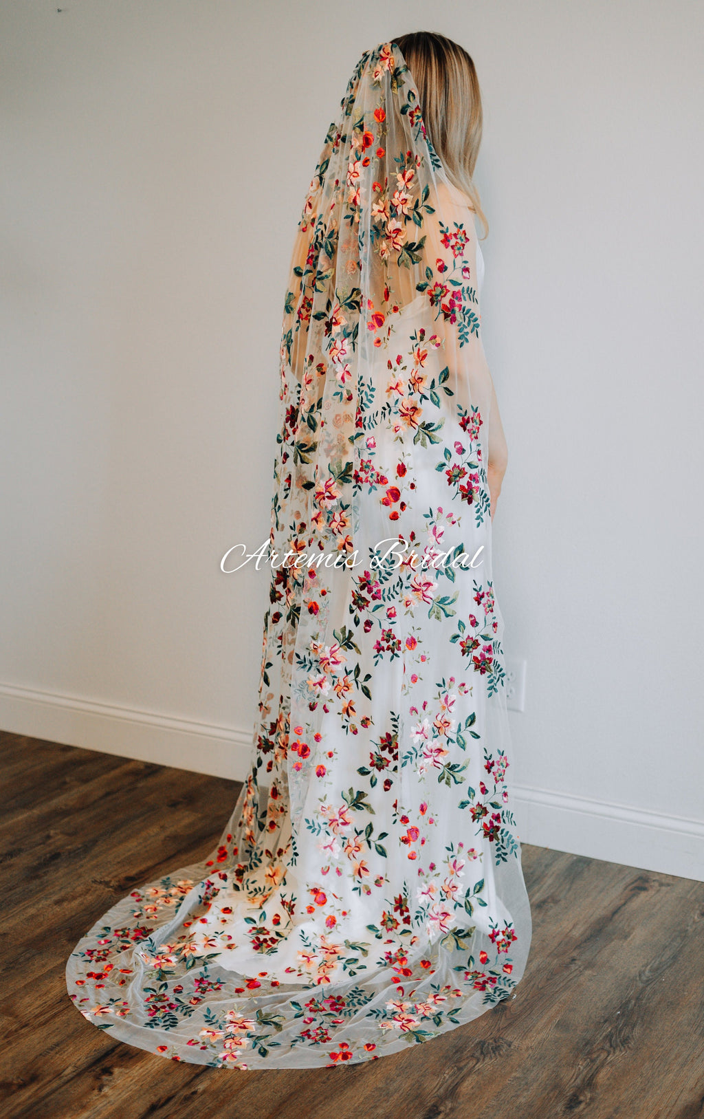 Rachel Floral Veil