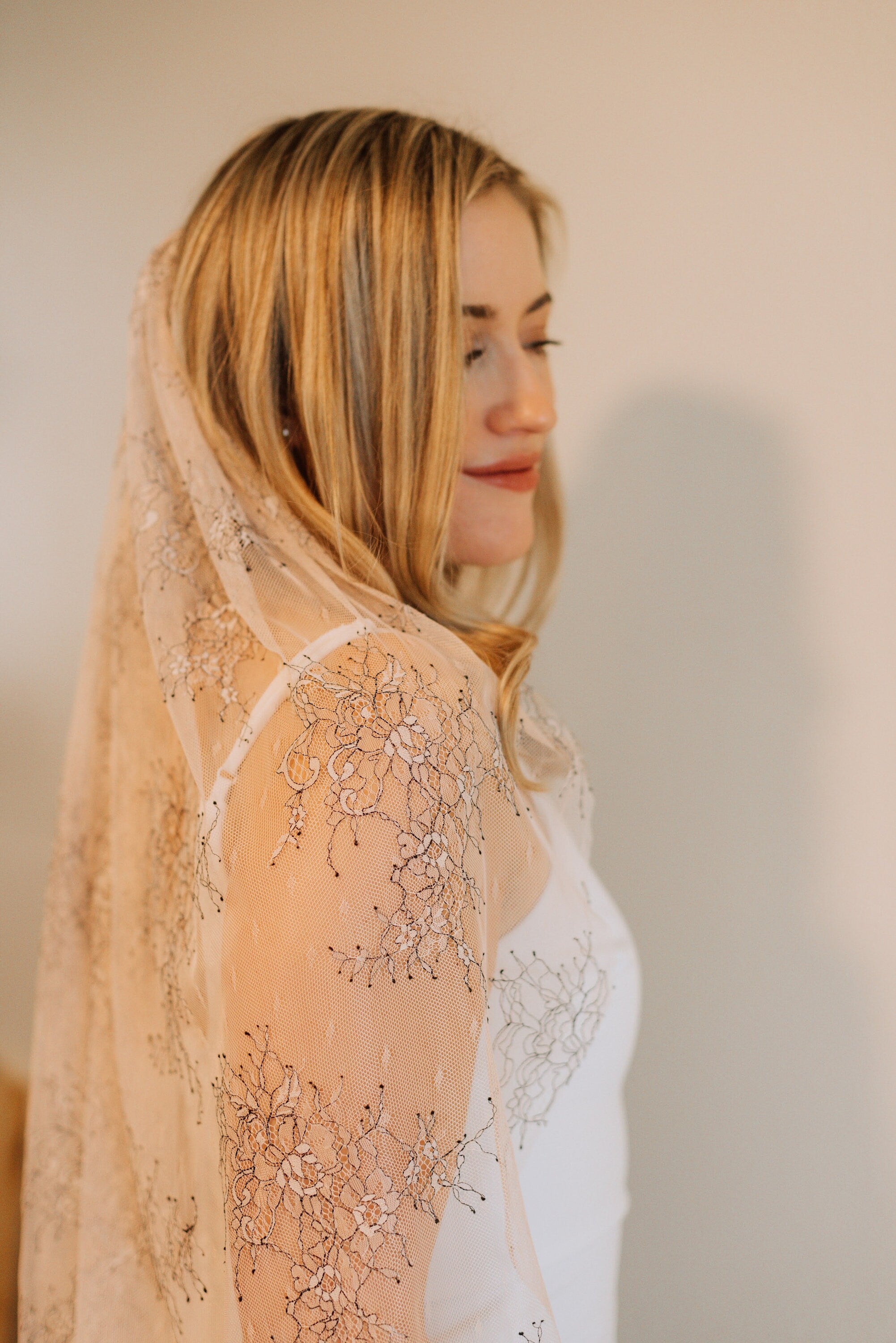 Jane Chantilly Lace Veil