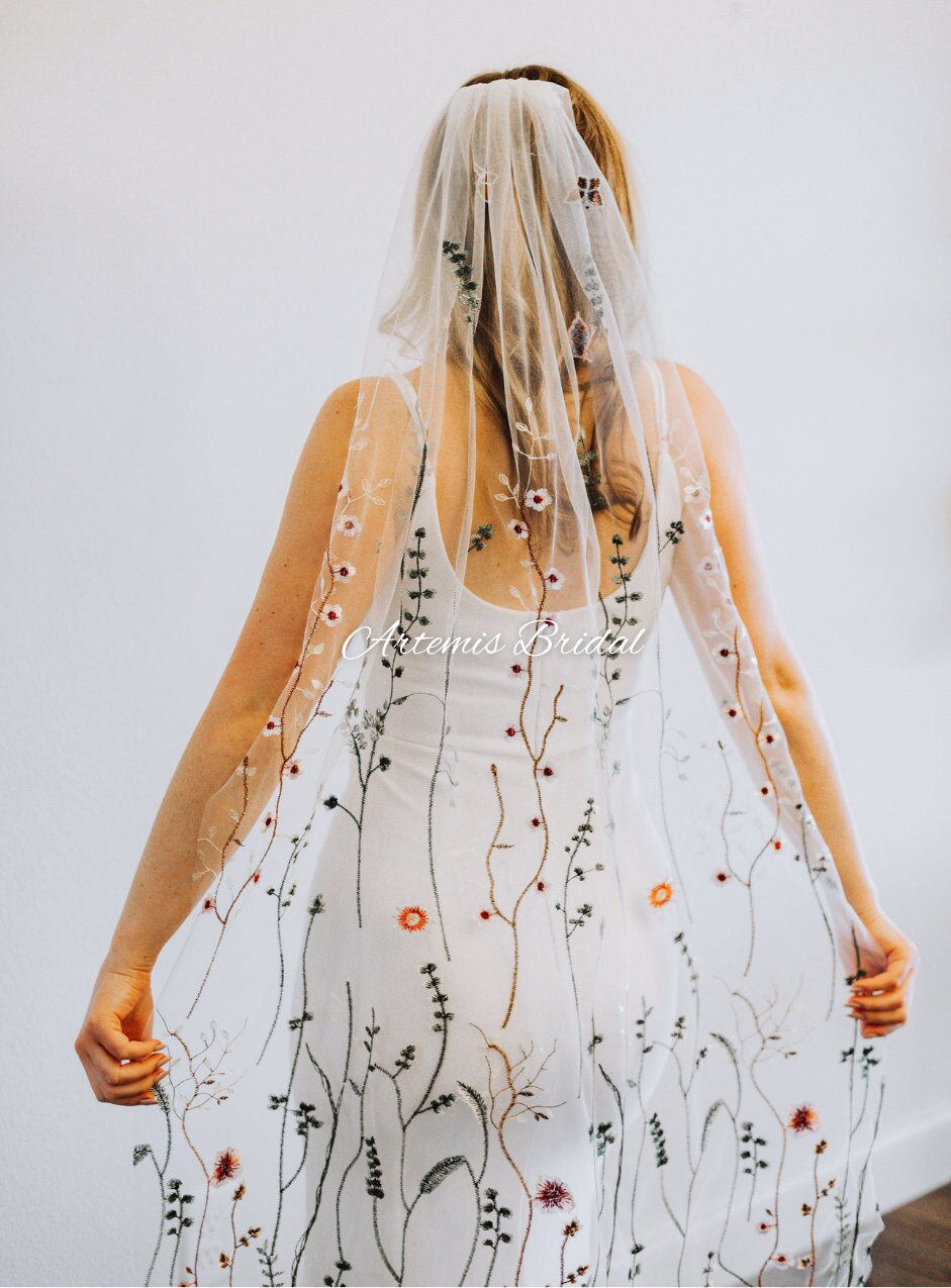 Penelope Floral Veil