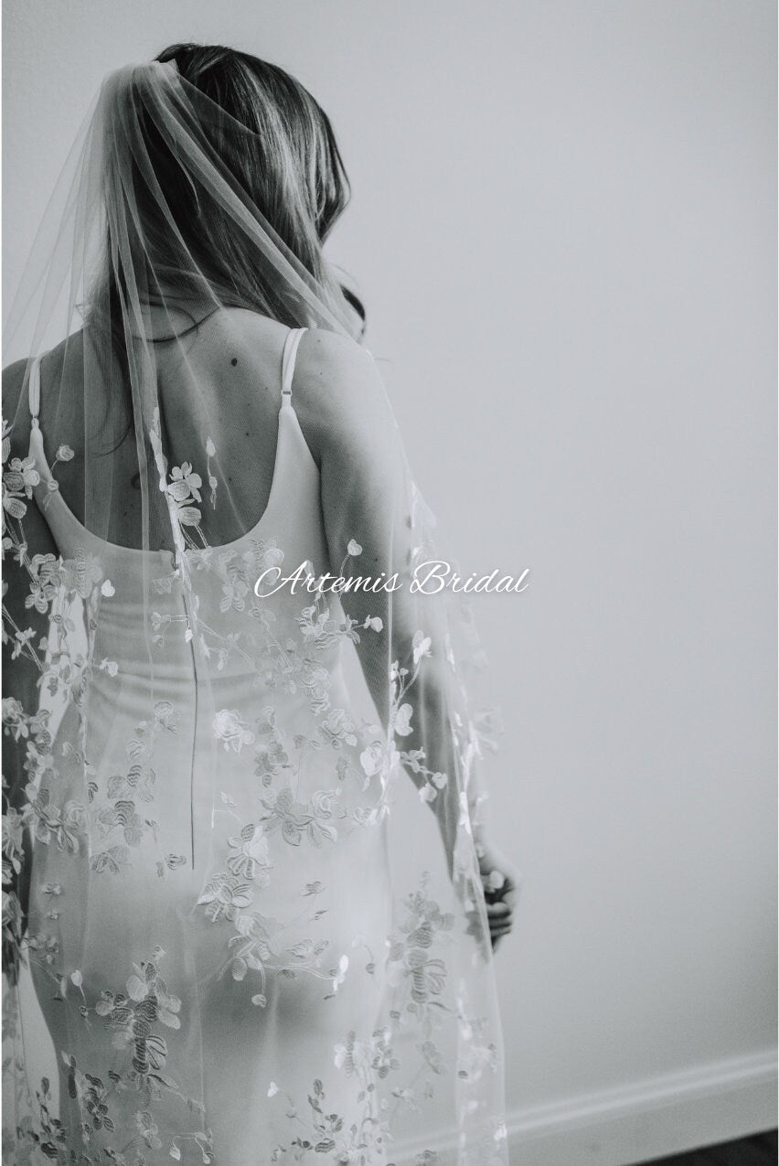 Josephine Floral Veil
