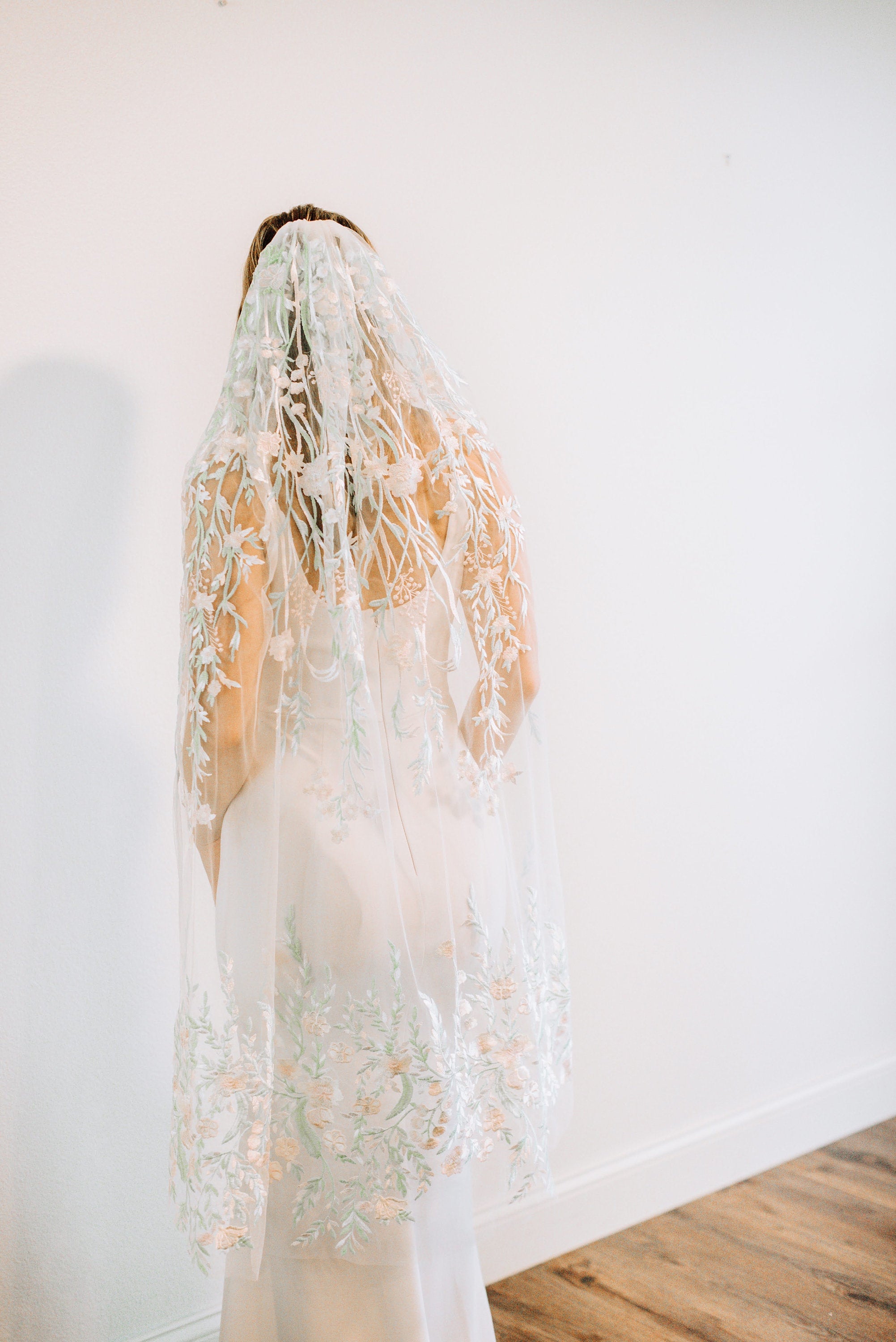 Claudia Floral Veil