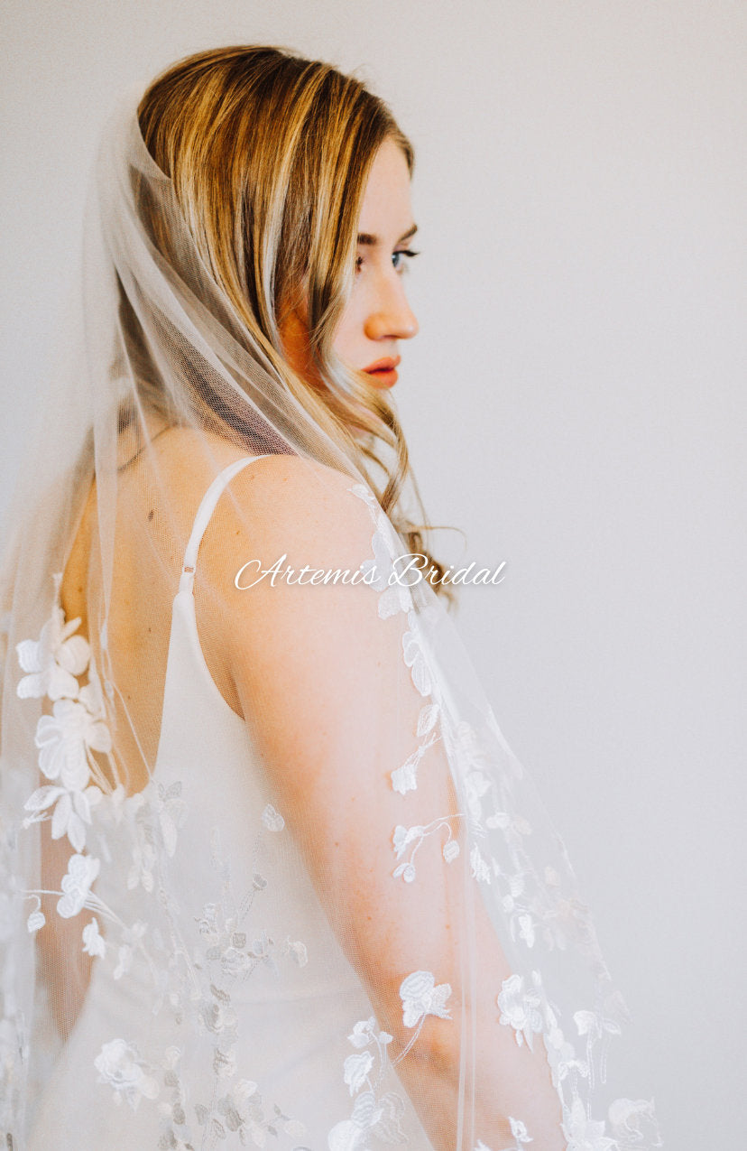 Josephine Floral Veil