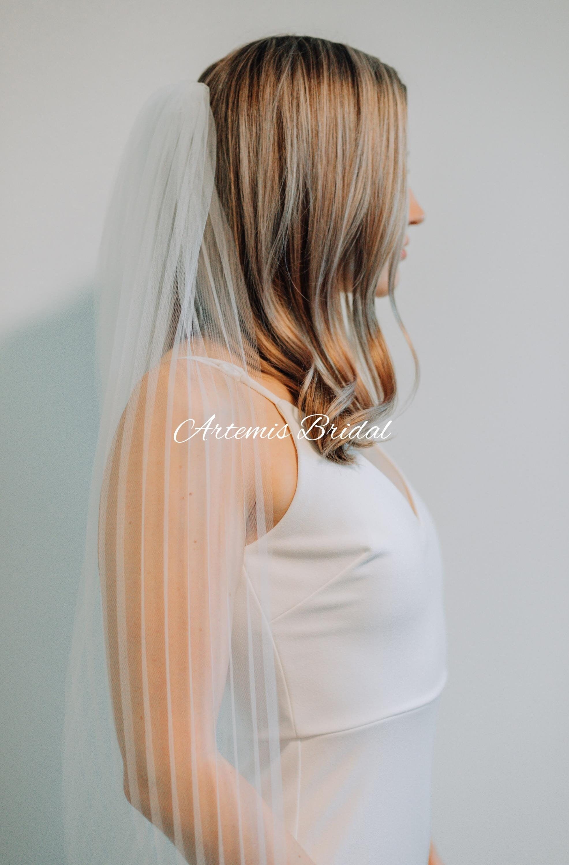 Alexandria Wide Pleated Veil
