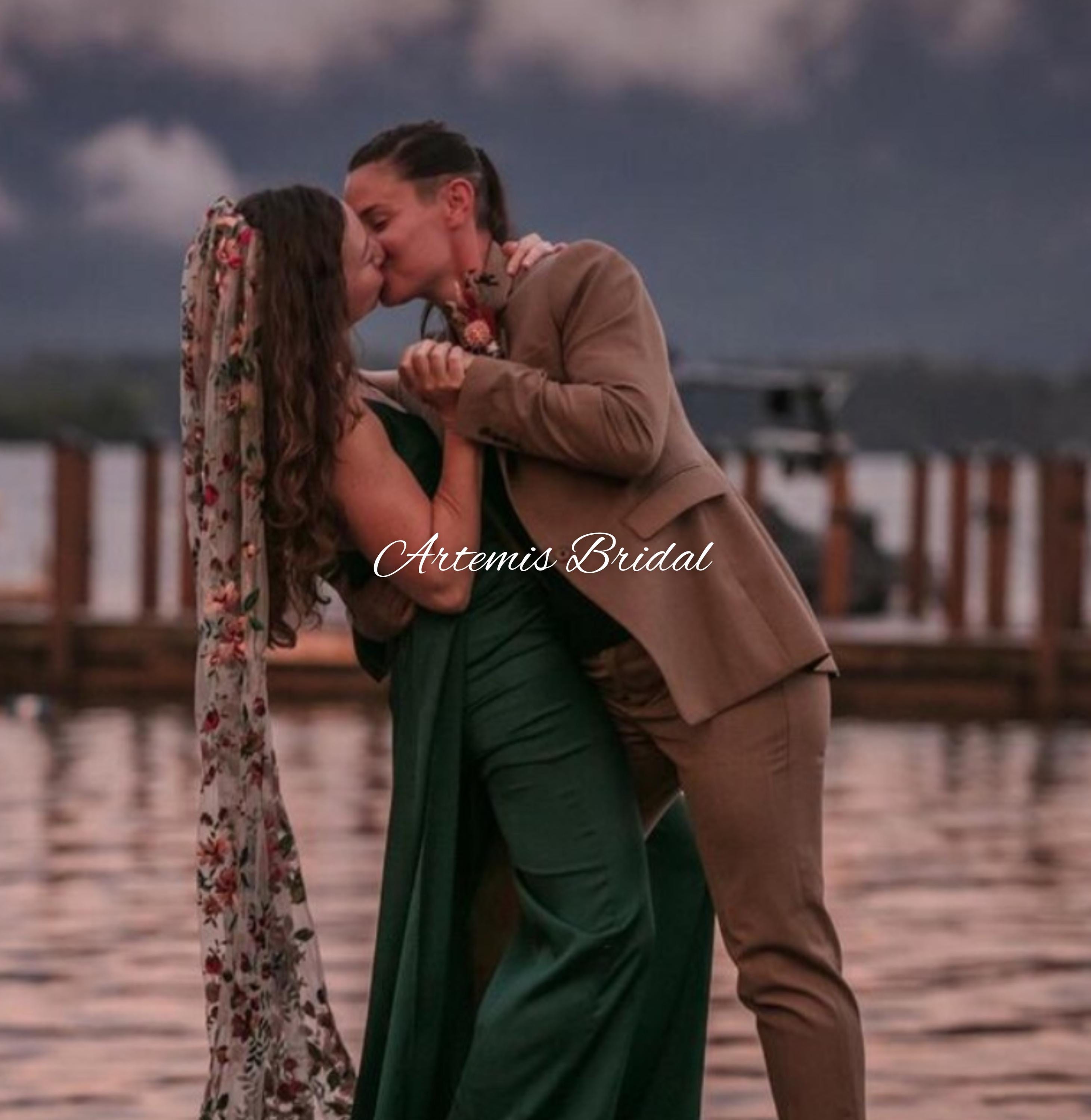 Rachel Floral Veil