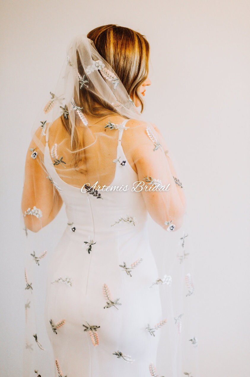 Mirabelle Floral Veil