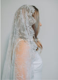 Lucille Chantilly Lace Mantilla Veil