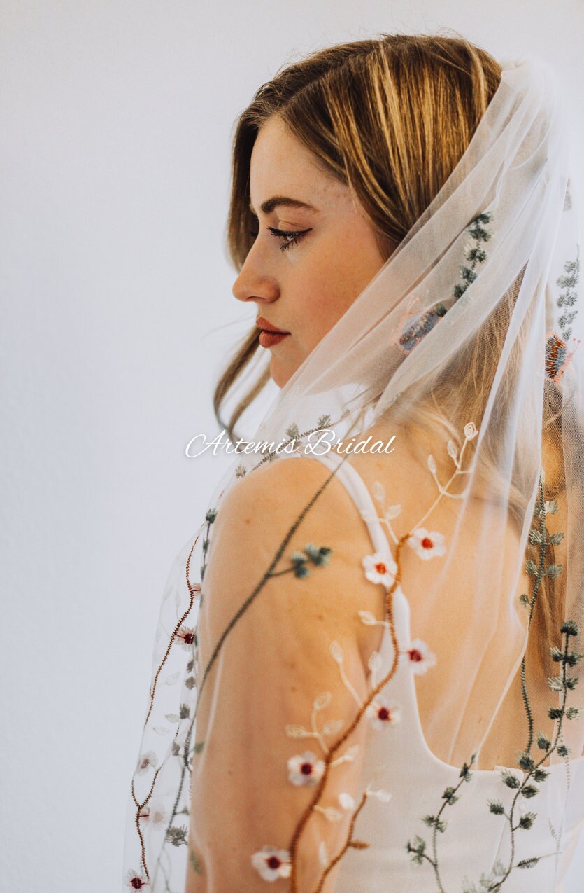 Penelope Floral Veil