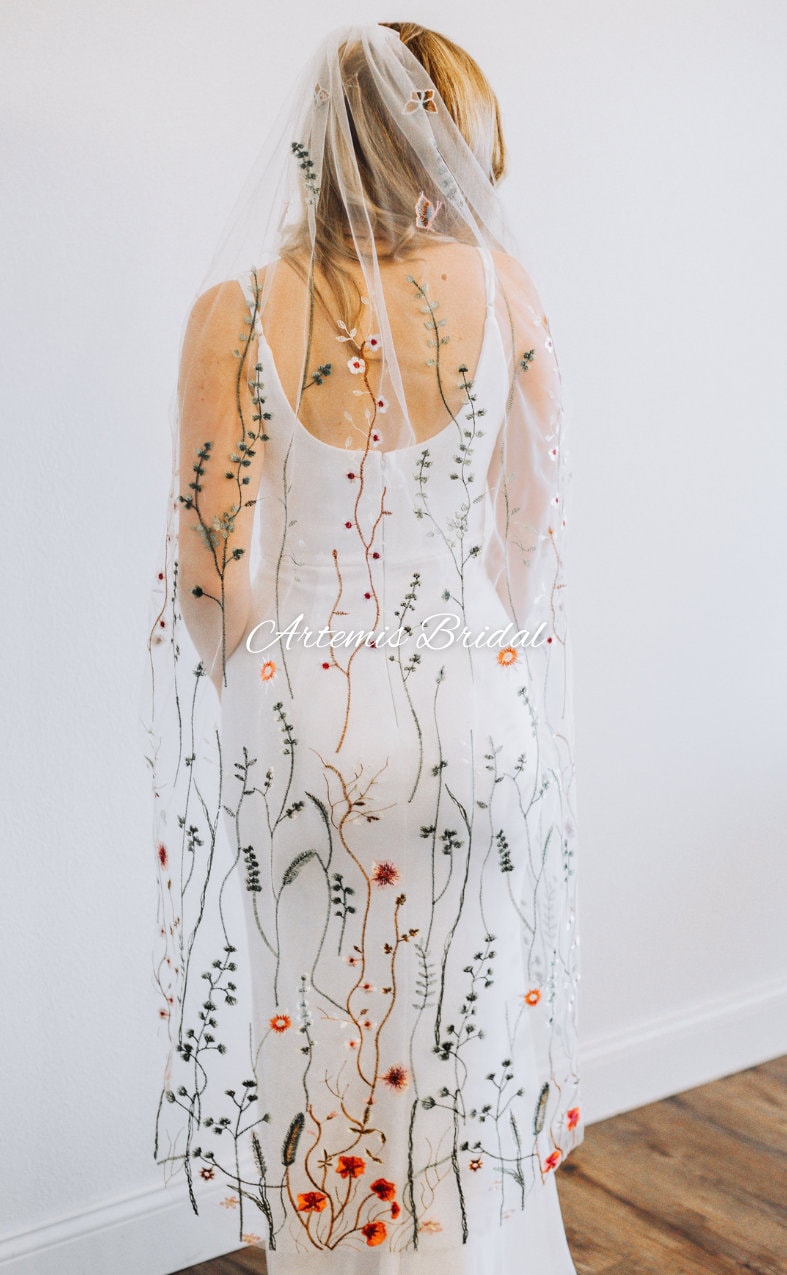 Penelope Floral Veil