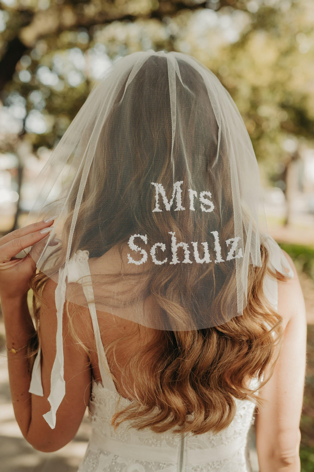 Custom Name Veil